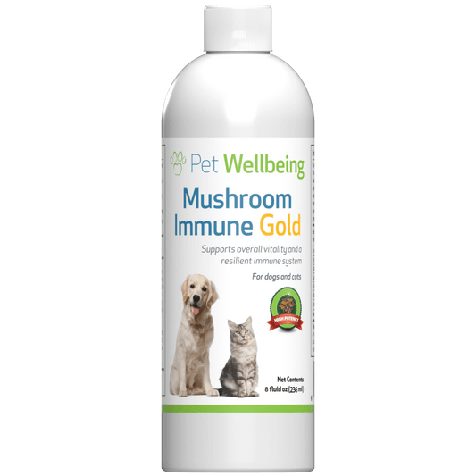 Mushroom Immune Gold - Holistic Complementary Immune and Antioxidant Support for Dogs