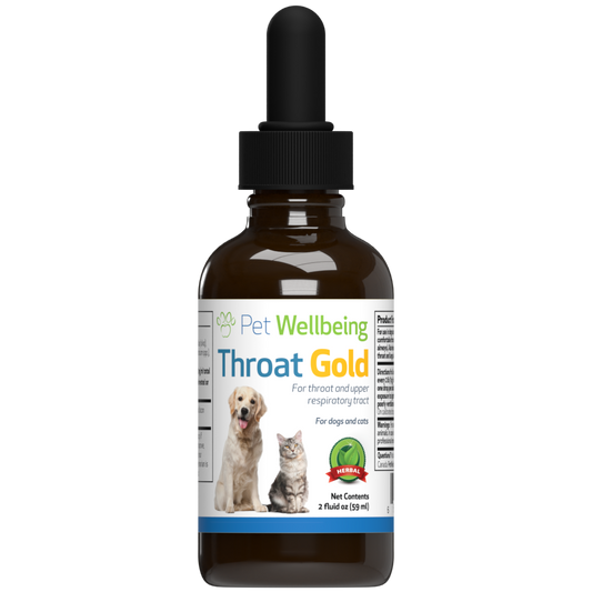 Throat Gold - Soothes Occasional Cough & Throat Discomfort in Cats